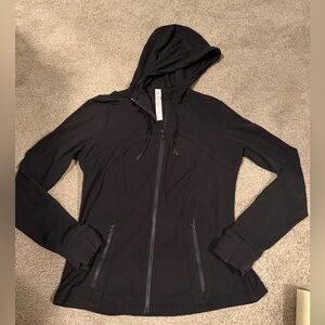 lululemon athletica Black Hooded Jacket